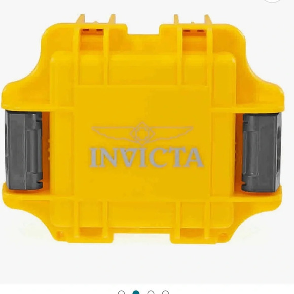 Invicta one slot yellow watch collector box - Picture 2 of 4